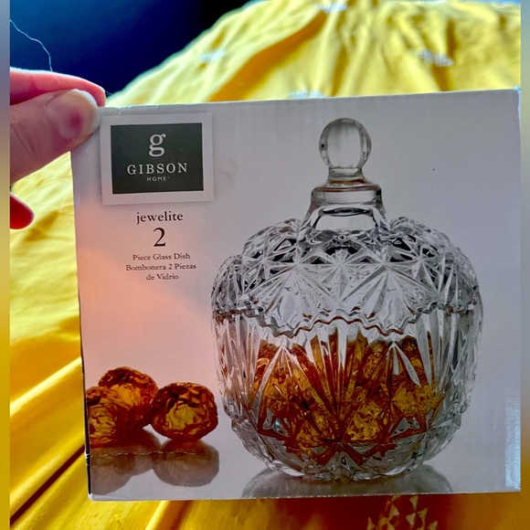 Gibson Jewelite candy dish: NIB - Picture 1 of 3